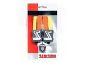 Simson snelbinder extra kort oranje/geel (8711646133473)