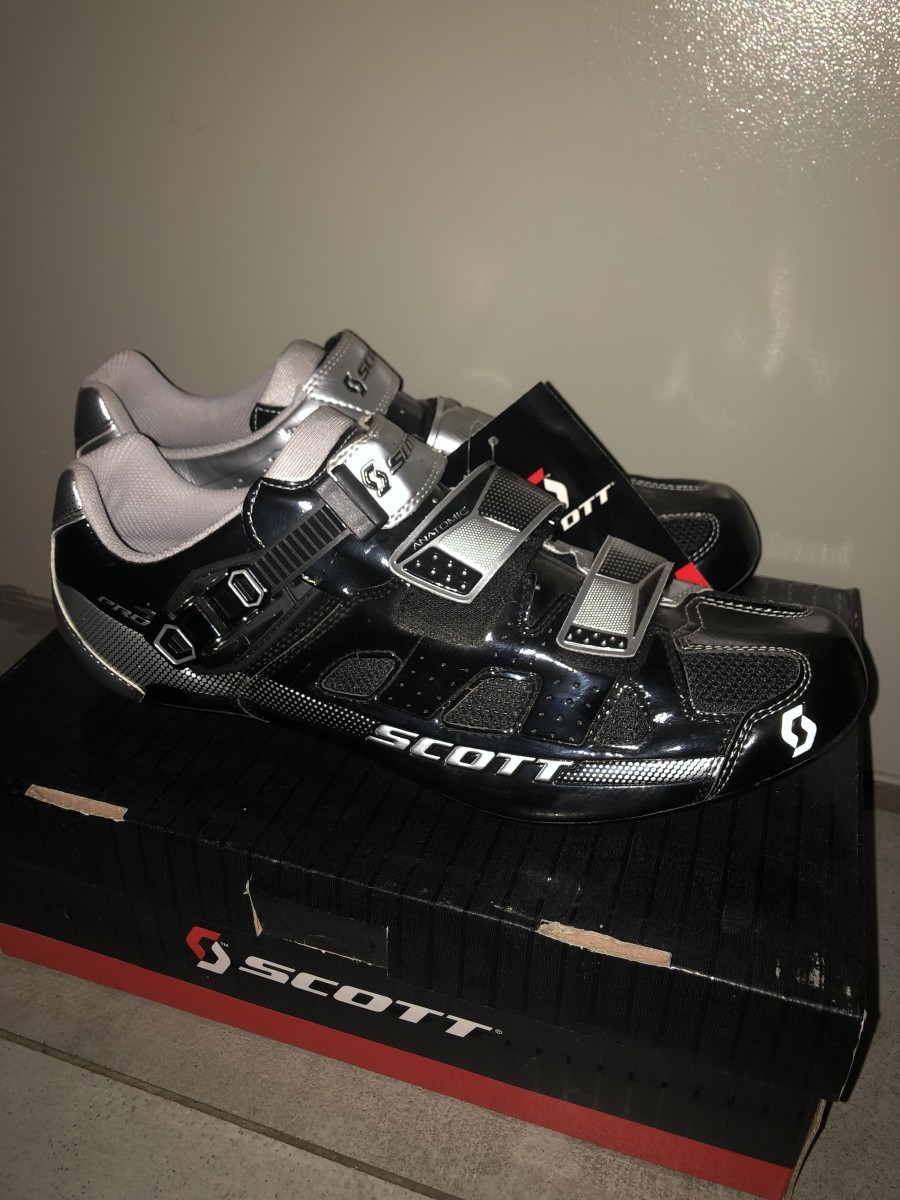 Scott Shoe Road Pro Black/silver gloss 42.0 (7613257863453)