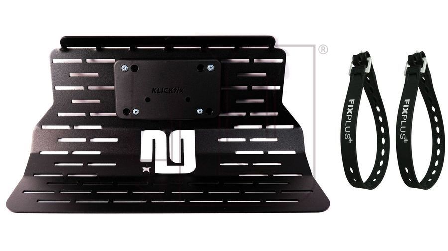 Ng sports zeera Lenkertaschensystem gestell, inkl. 2x fixplus rubber straps 66cm, black/black (0632934439856)