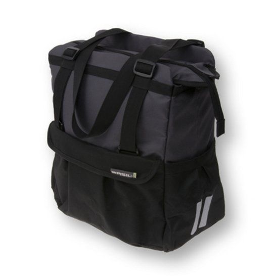 Tas Basil shopper xl zw/ant 20l (8715019174025)