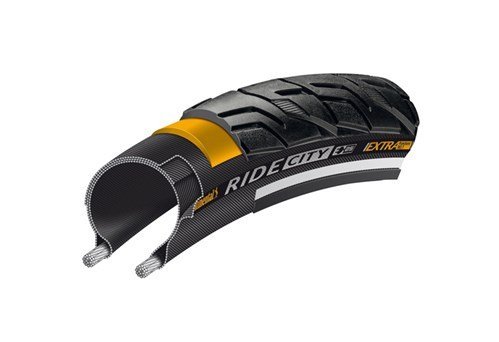 Continental 28x1 5/8x1 3/8 Ride City zwart/bruin RS 0101603 Co (4019238005349)