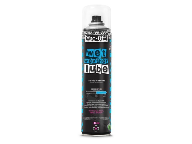 Muc off Muc-off wet lube spuitbus 400ml (5037835206838)