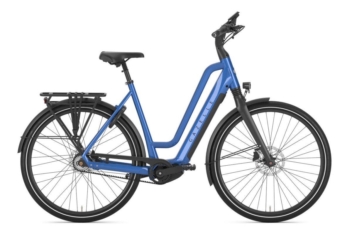 GAZELLE Chamonix e-bike Dames Tropical Blue Glans 53cm 2025 (8717231363652)