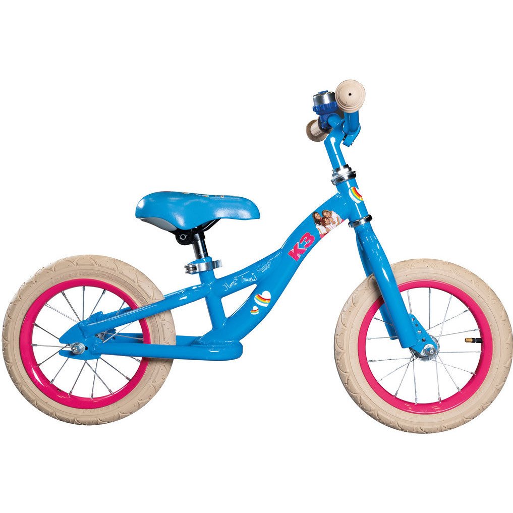 K3 12" Loopfiets/training bike blauw (8718849002698)