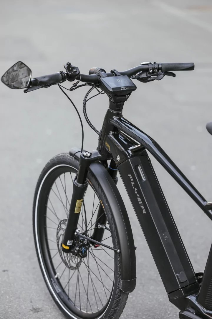 Flyer Upstreet6 7.10 HS (804Wh) Heren Black Gloss 52cm 2021 (2200109871152)
