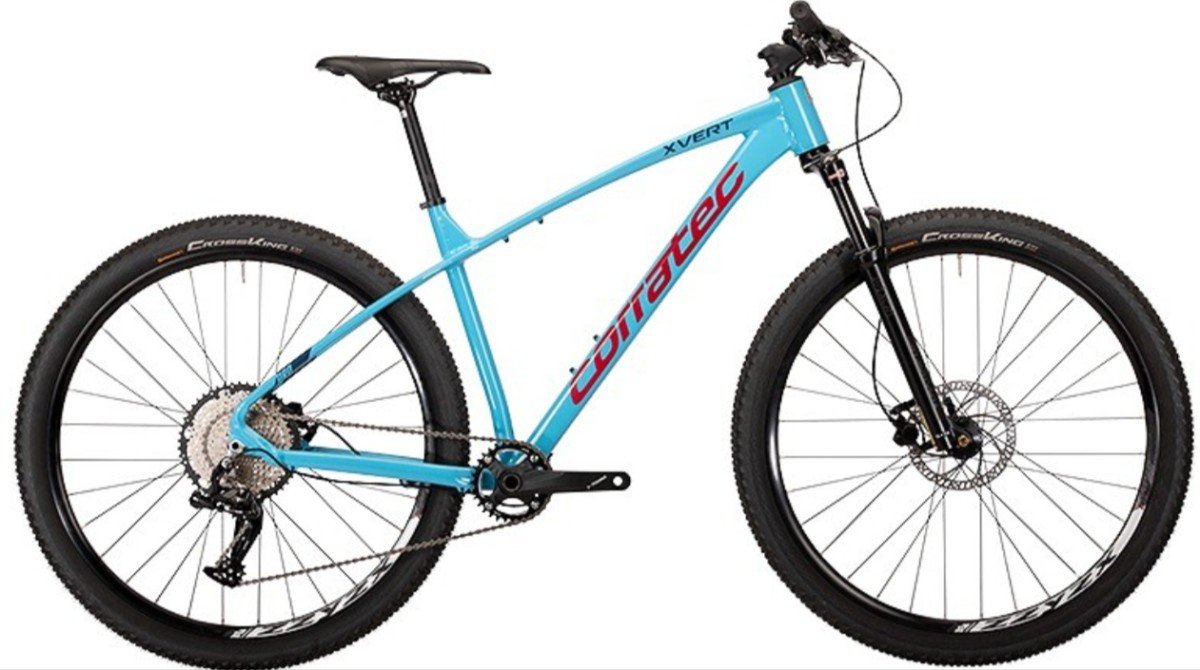 Corratec X Vert Pro Lightblue/Red 54cm 2025 (4043184564360)