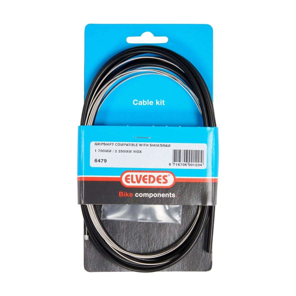 Elvedes versn kabel Nexus rvs zw (8716706001204)