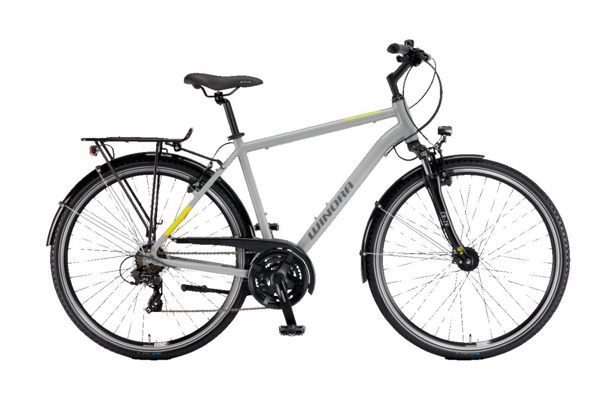 Winora Domingo 21 Gent Heren Grey 52cm M 2025 (4054624122651)