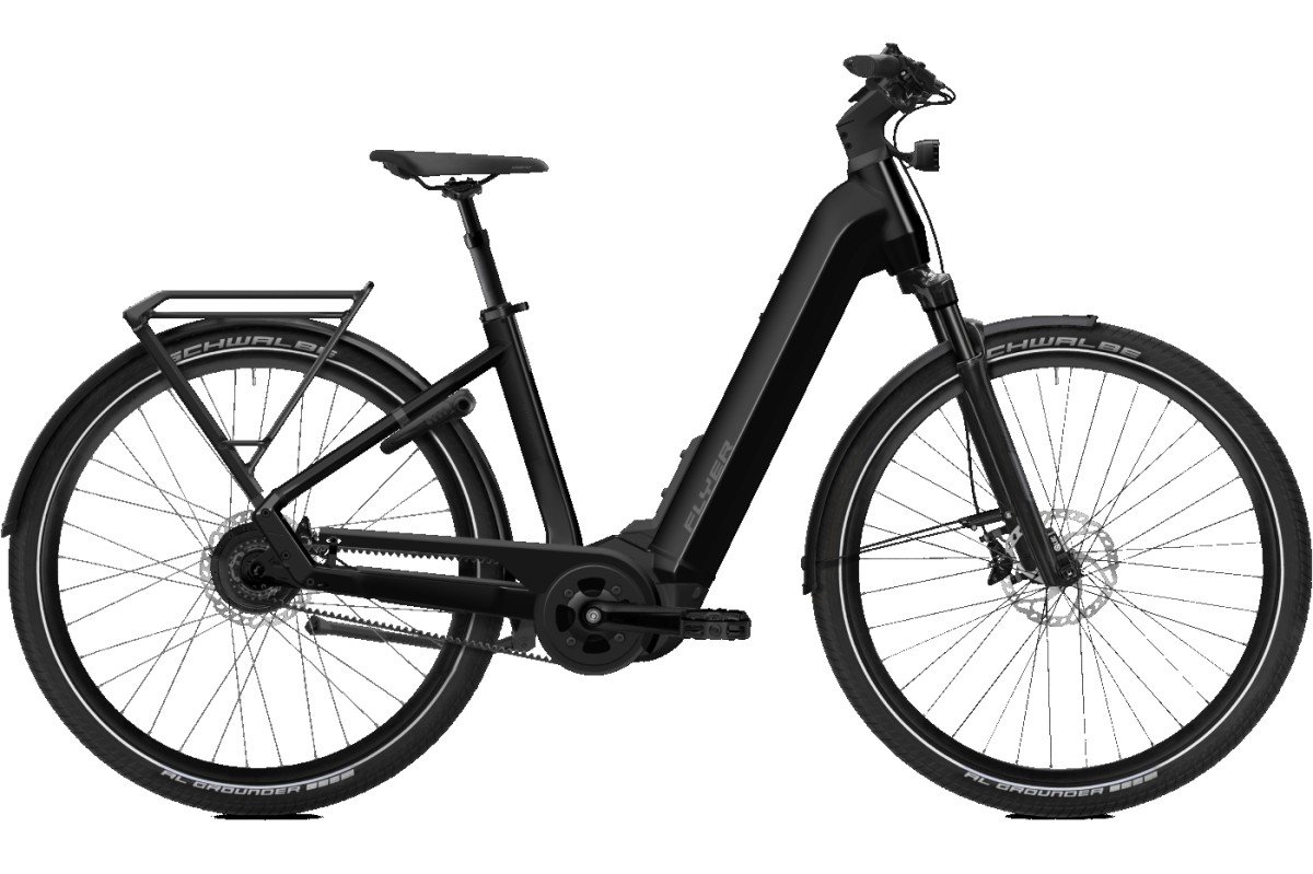 Flyer G1 Upstreet 7.23 (NL-Schloss) Pearl Black Gloss 53cm L 2026 (8720602310117)