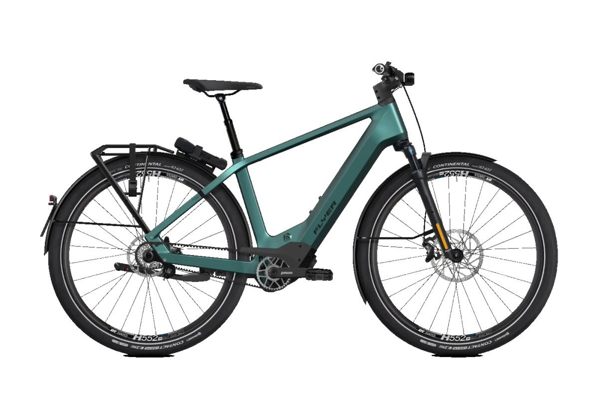 Flyer Upstreet TR:CF 7.63 HS NL Jasper Green Satin XL 2026 (8720602321823)