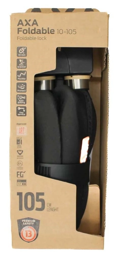 Slot Axa foldable 10-105 vouw zw (8713249347998)