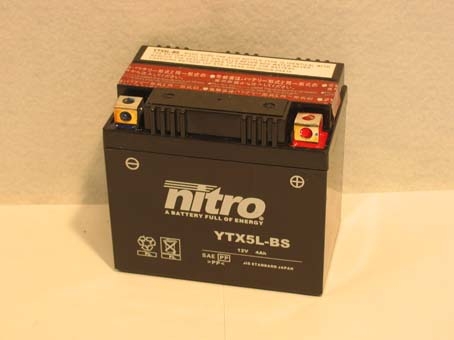 Accu 12v 4ah Nitro ytx5l-bs ond.vry (5414837002642)