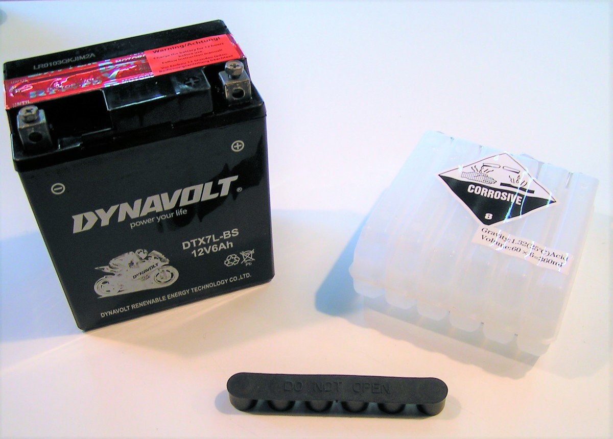 Accu 12v 6ah  Dynavolt dtx7l-bs ond.vrij (new fly) (6970006260484)