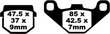 Remblokken Newfren fd0085 peugeot heng tong (8025832329510)