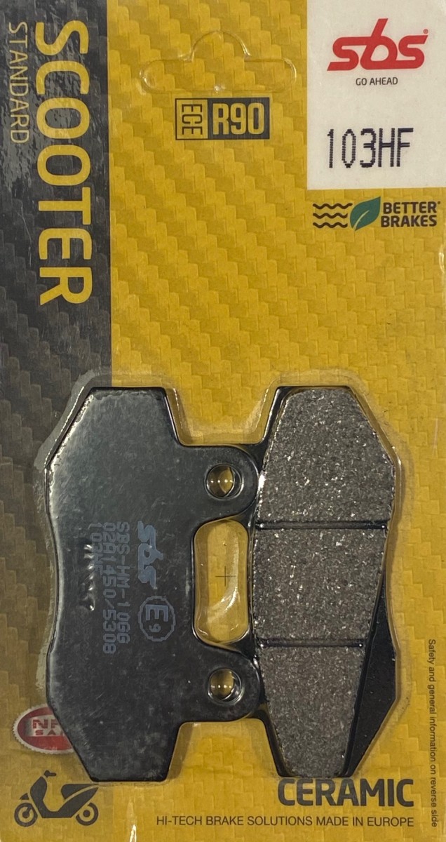 Remblokken Sbs 103-hf speedfight 3 (5703858101695)