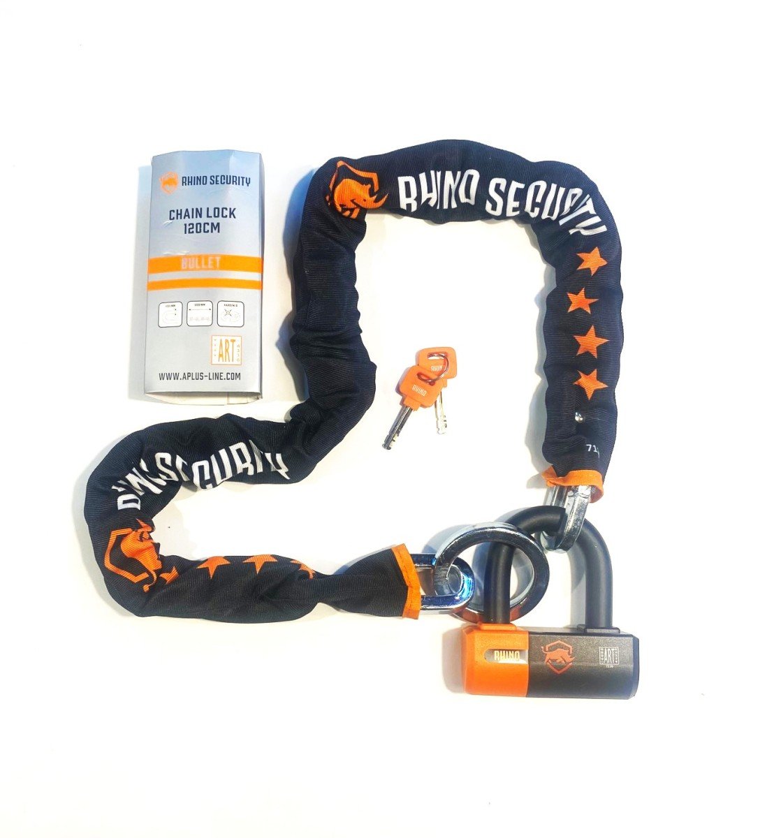 Rhino security Slot ketting bullet chain-lock 120cm art 4336 **** (8720849938884)