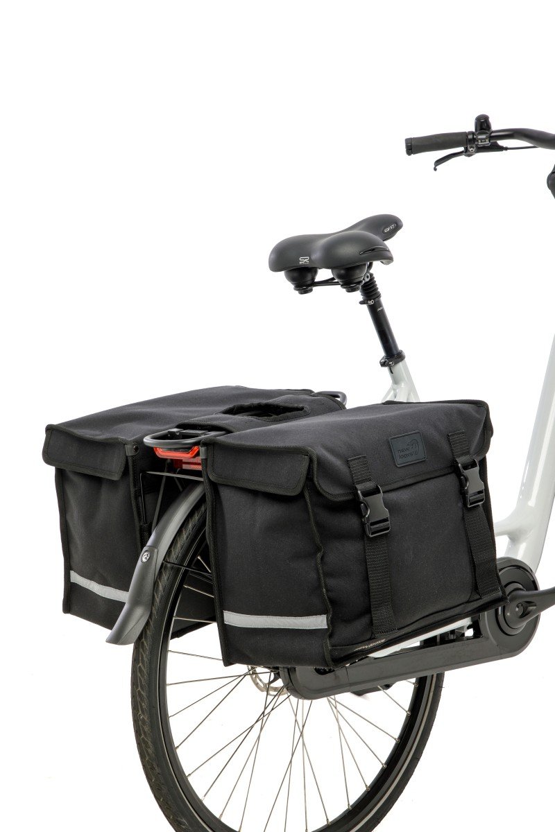 New Looxs fietstas dubbel Camping zwart 66L (8714827985892)