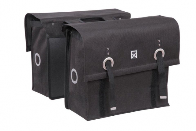 Willex Dubbele Krantentas Zwart 52L (5425023130858)
