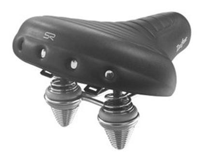 Selle royal Verv==ZADEL SR 8167UDT UNISEX MEDIUM DRI RELAXED GEL DUBBELE VEREN ANTRACIET (8021890331441)