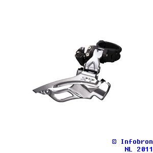 Shimano Derailleur voor xt m771 9-sp. 34,9-28,6 dual pull 66-69 ds (4524667131557)