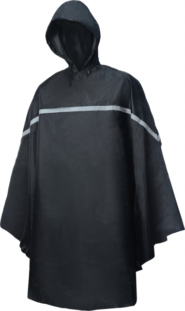 Merkloos Poncho Zwart L/XL (5425023133675)