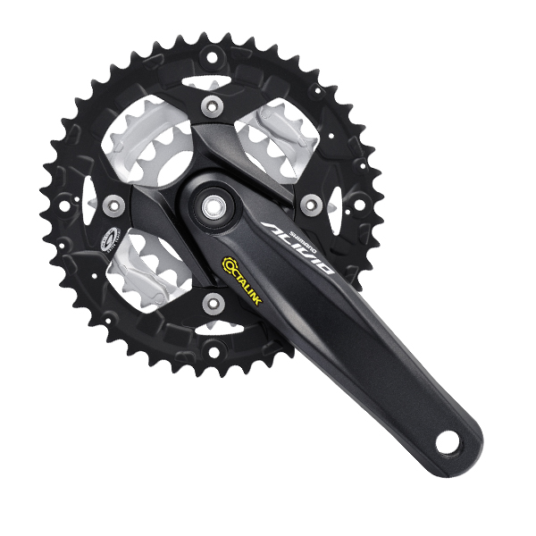 Shimano Crankst.alivio22/32/42t. 175 zwart (4524667426011)