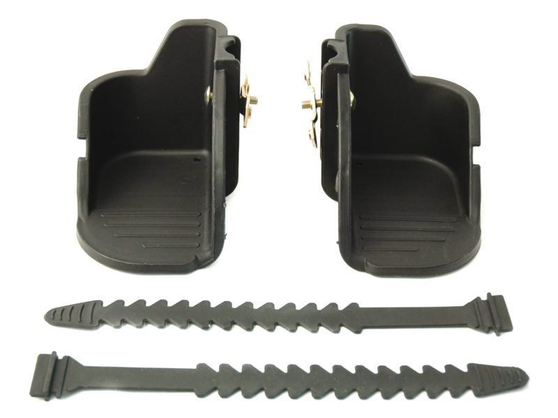 Voetsteun Bobike mini/maxi classic zwart met straps (5604415064920)