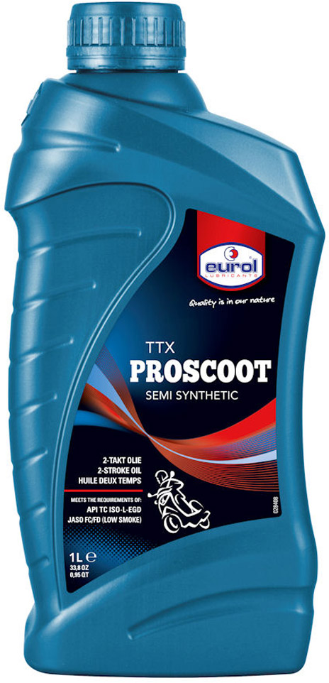 Eurol oel ttx-pro scoot 1 ltr. (2-takt) (8712569001771)
