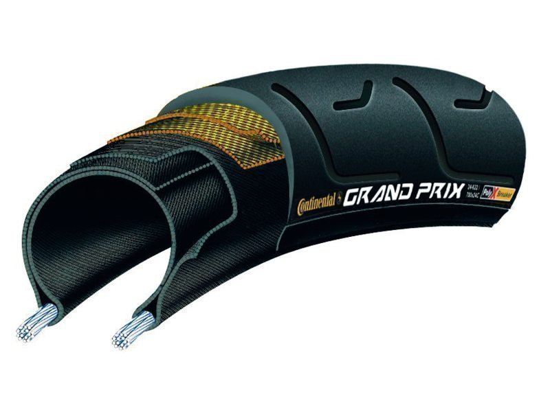 CONTINENTAL buitenband Grand Prix PolyXBreaker lekbescherming, BlackChili Compound, (4019238564600)