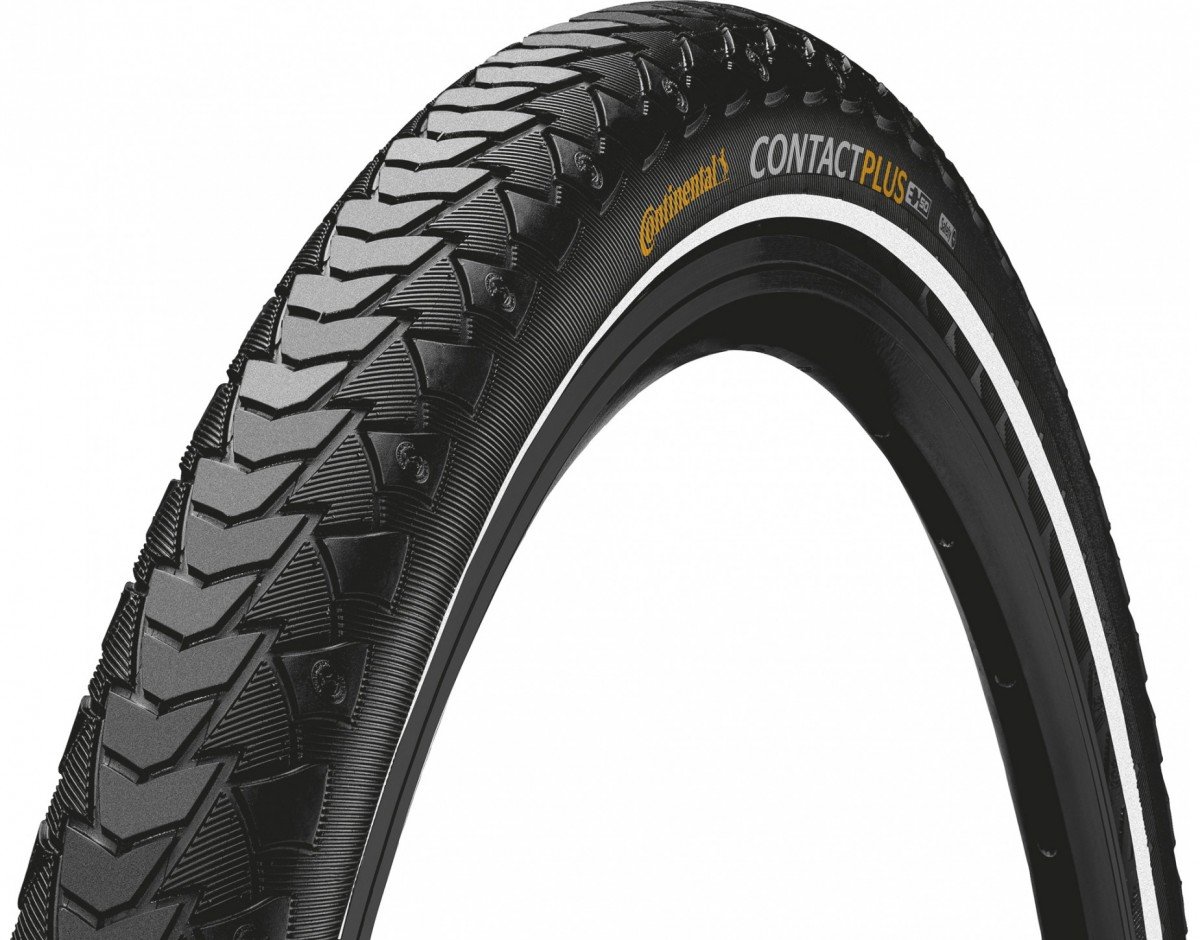 CONTINENTAL buitenband Contact Plus SafetyPlus Breaker, voor E-bikes tot 50km/h, (4019238639926)