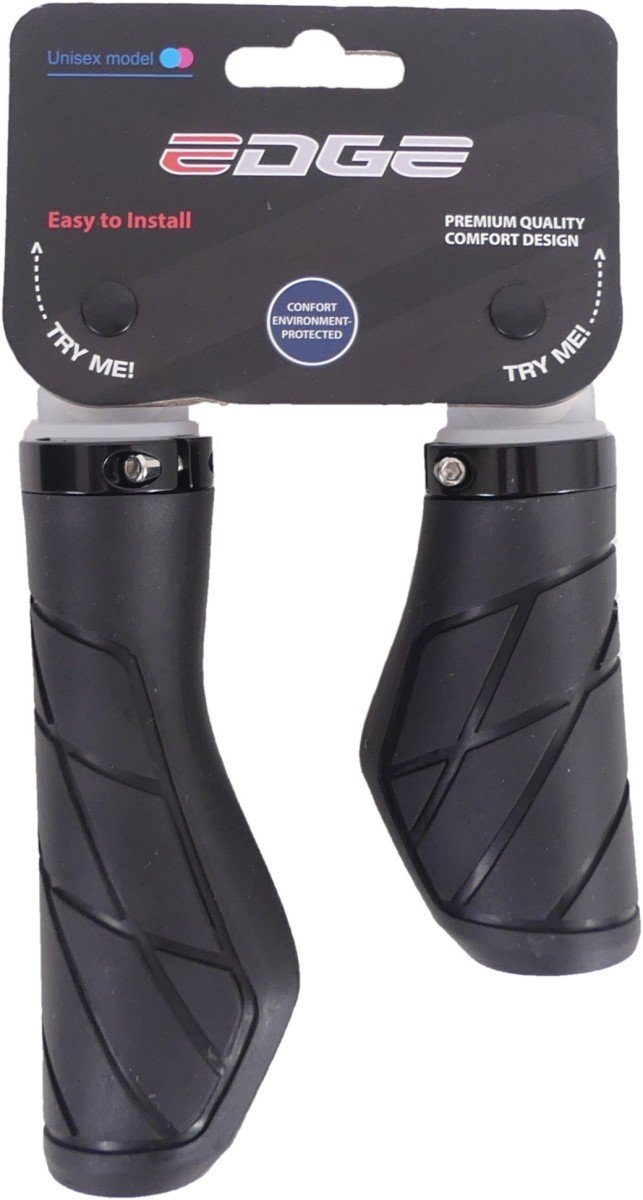 Edge Handvatset Urban - 135/95mm - Met lockring - zwart (8718404519975)