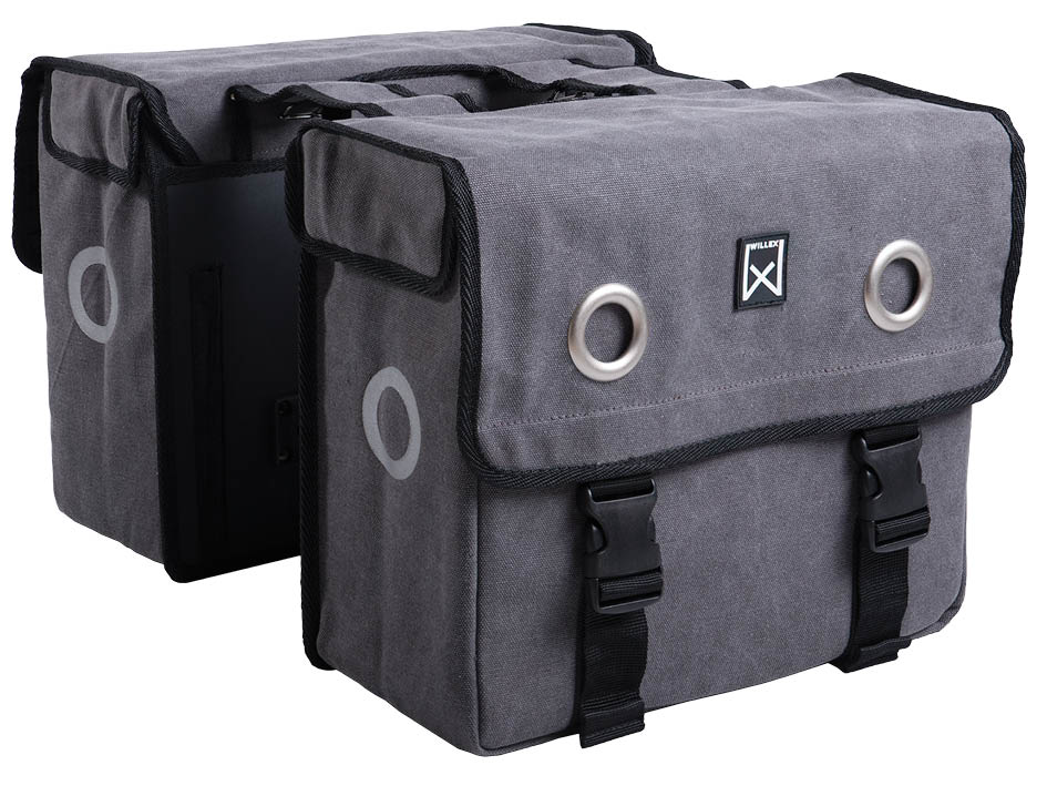 Willex Canvas Dubbele Tas Grijs Grijs (5425023133996)