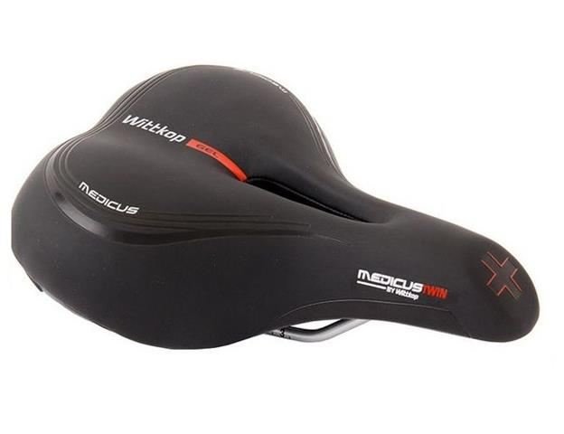 Wittkop Fietszadel Twin Medicus 3.0 City/Trekking - zwart (4260008120001)