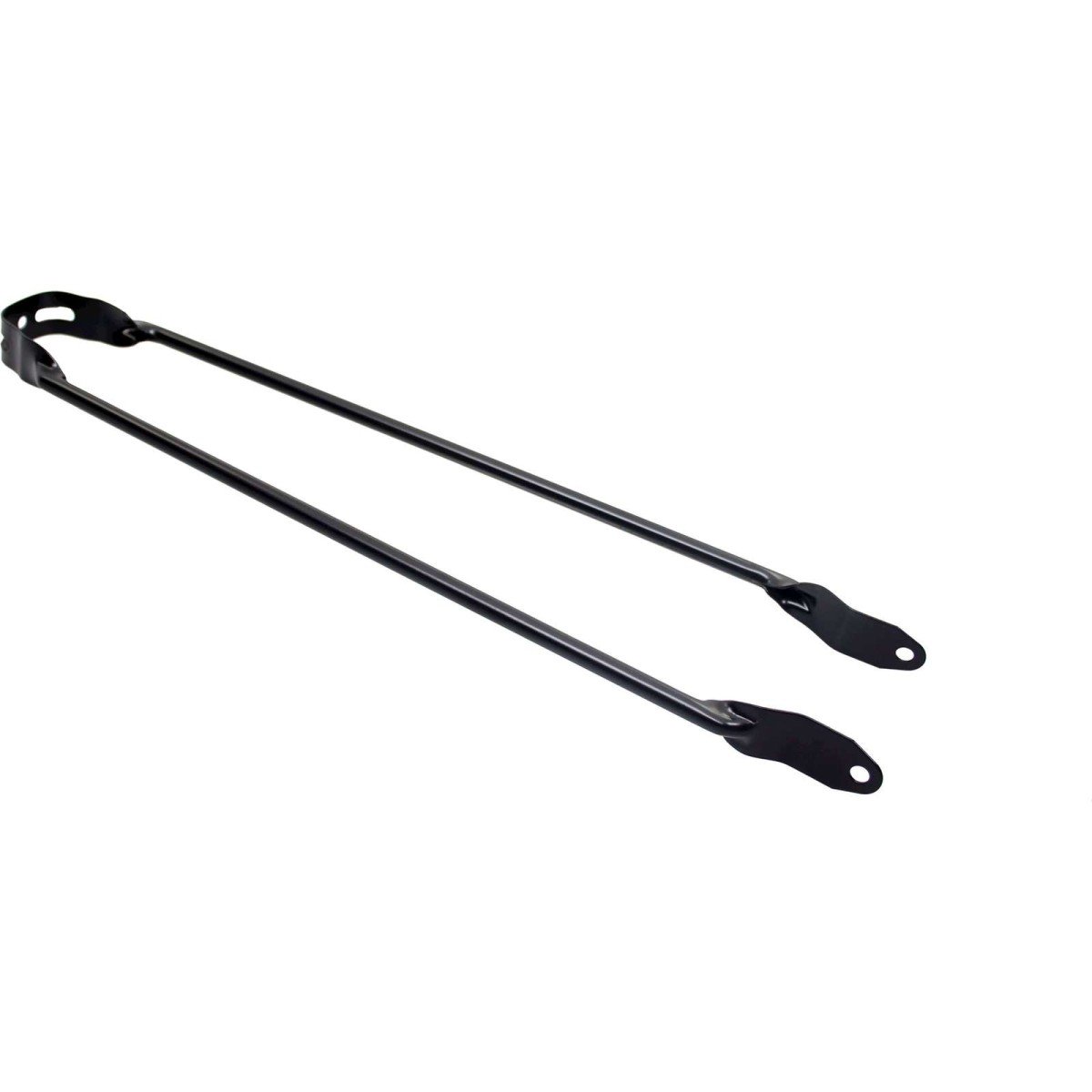 Unbranded Spatbordstang 28 pad bevestiging 6mm mat zwart (8716637018616)