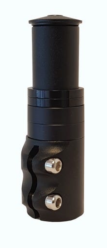 Primax E Ahead stuurpen verlenger 1 1/8 zwart (8718836208607)