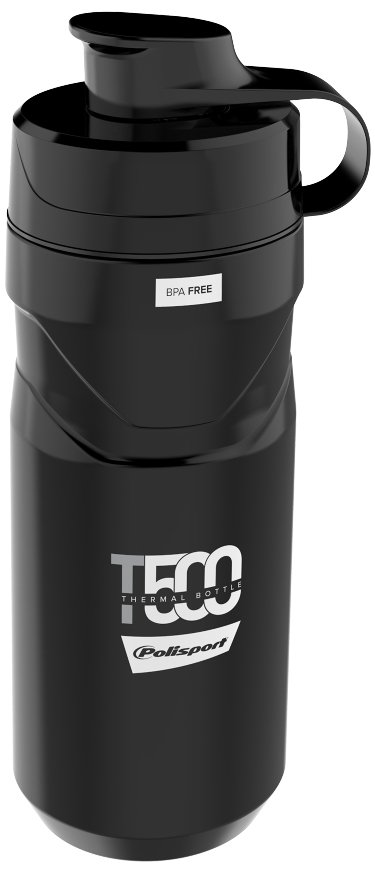 Polisport thermo bidon T500 black (5604415106750)