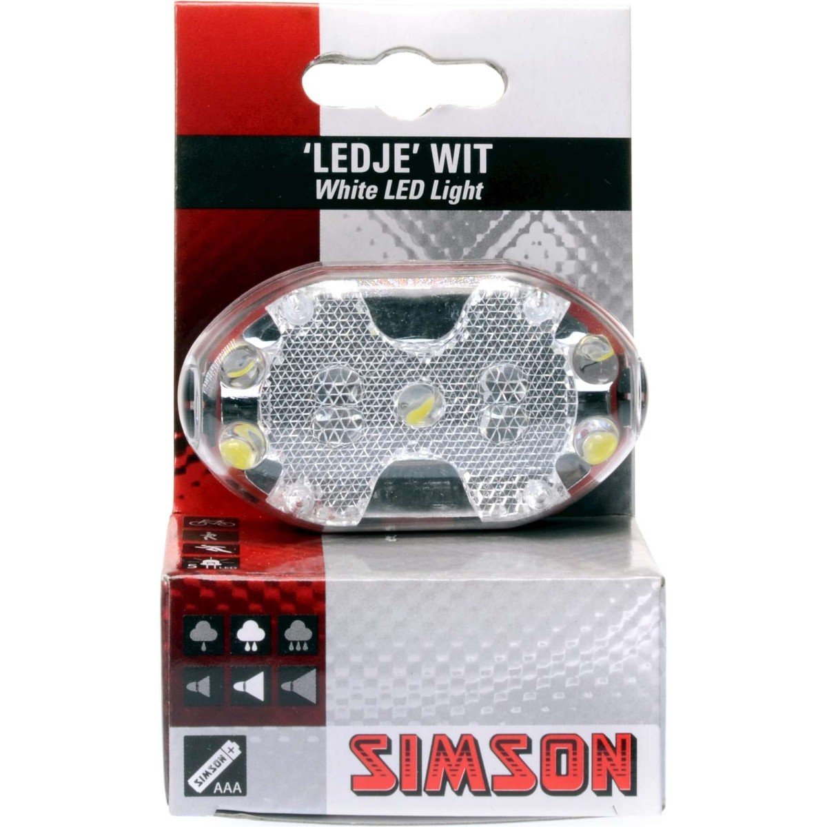 Simson led voorlicht wit (8711646207563)
