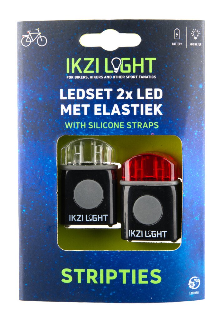 IKZI verl set mini Stripties led zw (8717729489888)