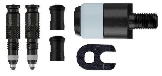 Schwalbe ventiel clikvalvsv kit m.adap. pompkop zw (4026495951869)
