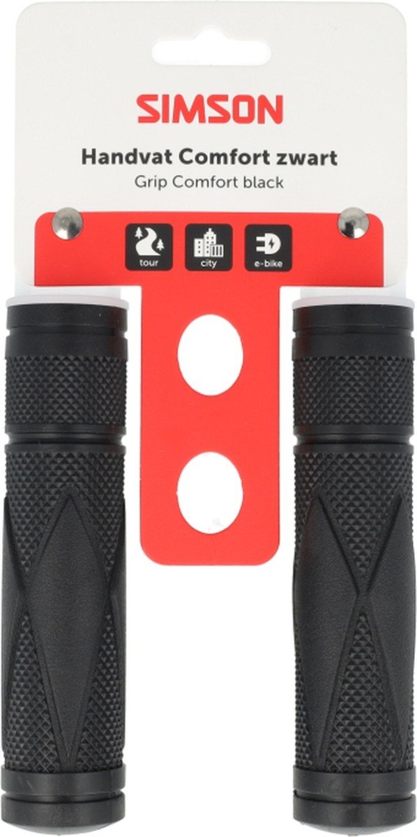 Simson handvatten Comfort zwart (8711646936210)