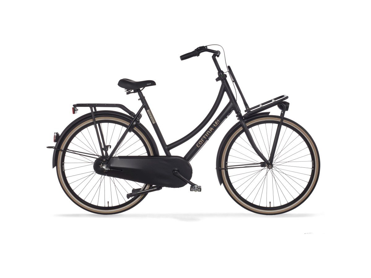 CORTINA U4 Transport Dames Jet Black Matt 57cm 2025 (8719461053396)