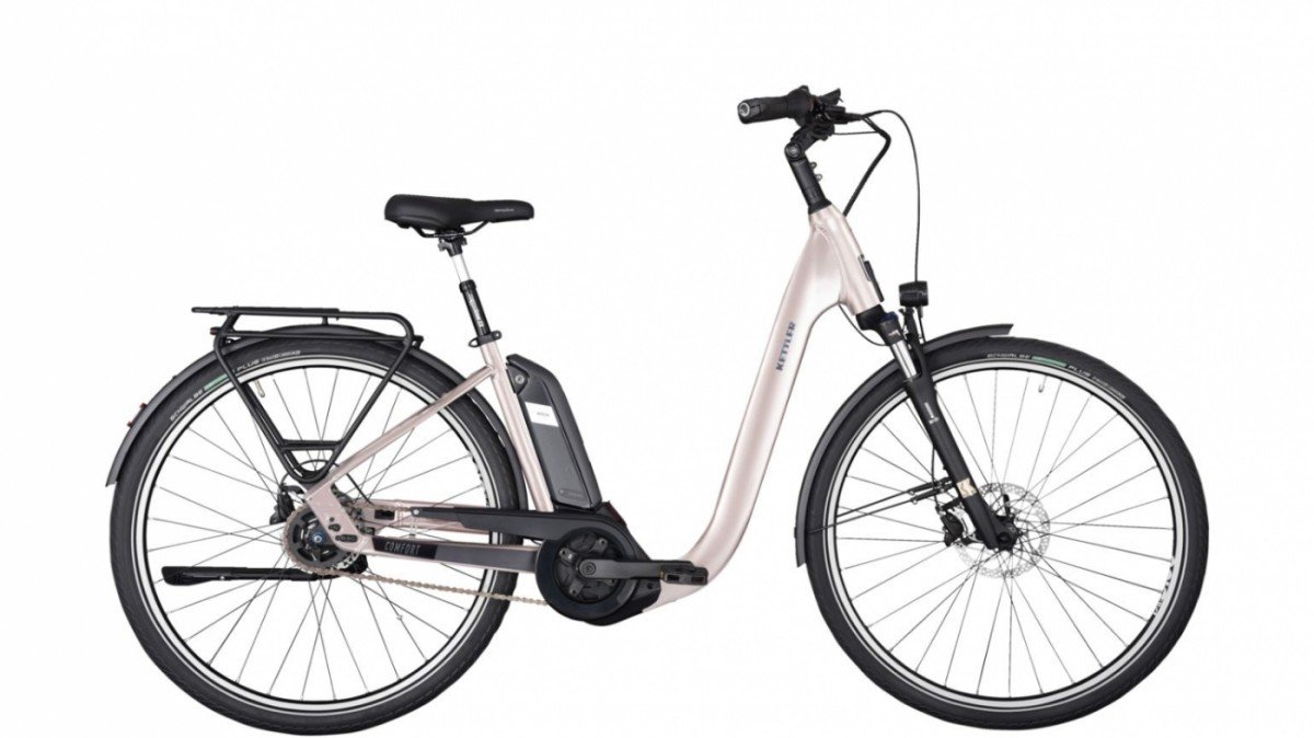 Kettler E-Comfort 8 Dames White 50cm 2025 (KB085-PAFW50)