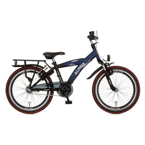 ALPINA Yabber Jongens Sporty Blue Matt - Jet Black M 31cm 2022 (8719461042352)