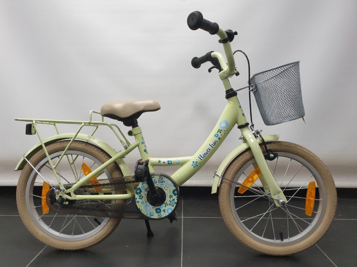 Bike Fun Flower Fun 16 Meisjes Groen 25cm (F.38844)