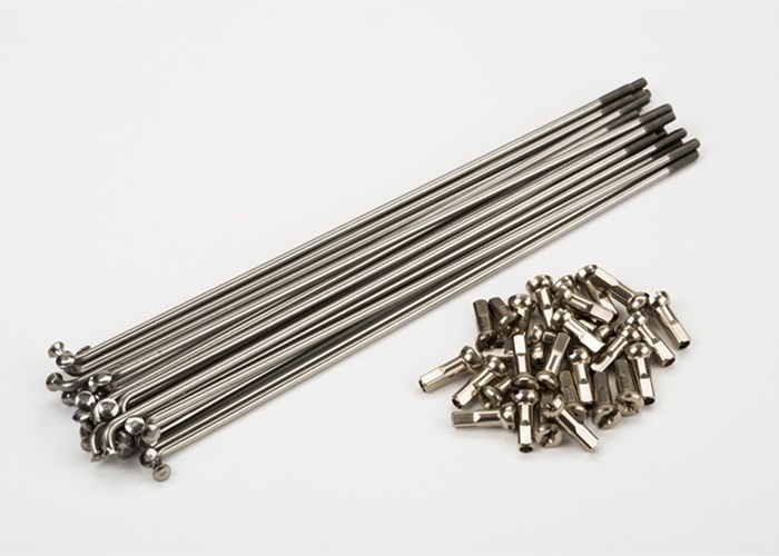 Brompton Spoke/nipple  14g Plain Gauge -145mm-prijs per stuk (5053099027217)