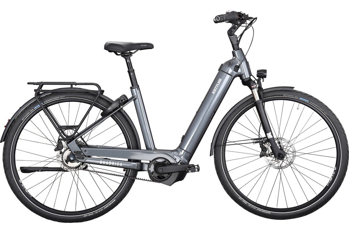 Kettler QUADRIGA CX5 HD BENELUX BELT FL Wave Granite Shiny 28 Inch 48cm 2024 (4251238574023)