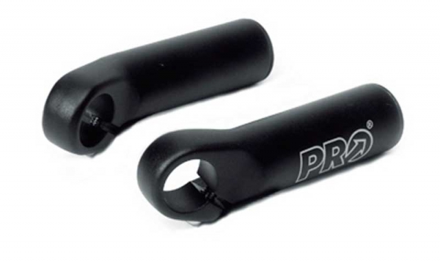 Bar ends Pro straight kort oversized zilver (4710743110930)