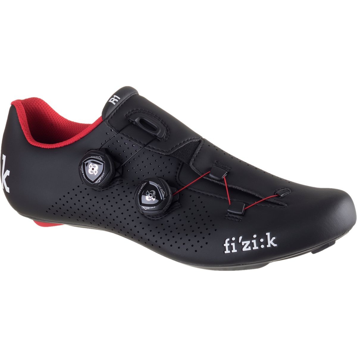Schoen race Fizik r1buomo maat 44,5 black/red 2016 (8058364013756)