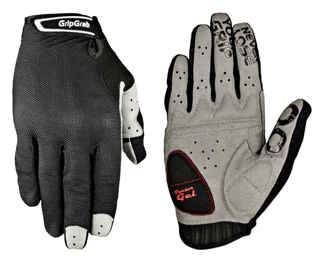 Gripgrab Cycling summer glove, long  Shark, Black, M (5708486109396)