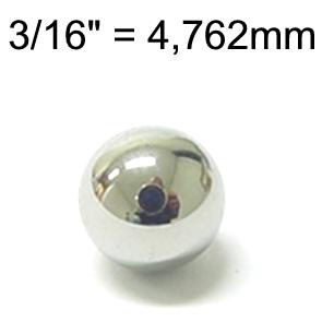 Merkloos kogels 3/16 per gros    (nr 443102) (8717164015789)
